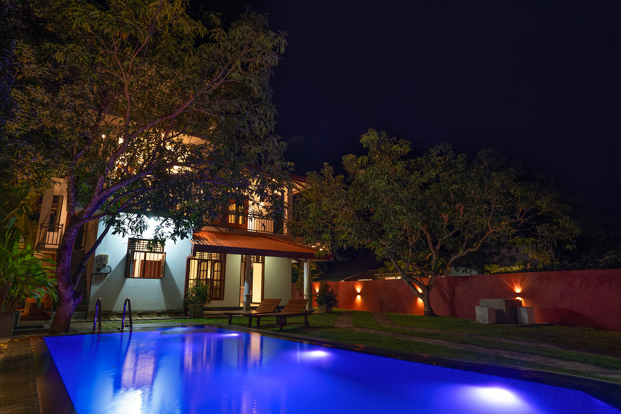 Aerial Pool View